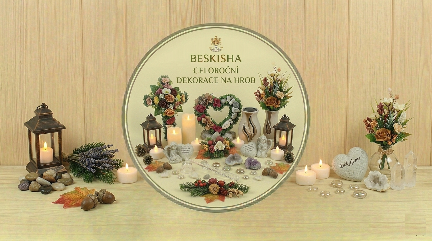 Celoroční dekorace na hrob